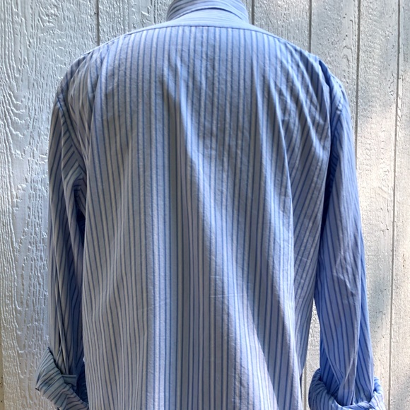 EUC ABERCROMBIE & FITCH MENS XXL STRIPED BUTTON-UP - Picture 5 of 6